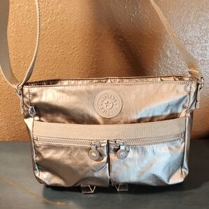 Kipling Shimmering Gold Crossbody/Shoulder Bag CLEAN CLEAN CLEAN